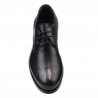 Men stylish, elegant shoes 878 black