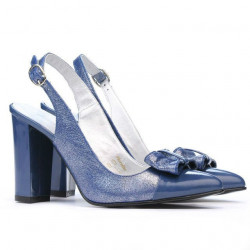 Women sandals 1267 patent blue combined