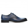 Men stylish, elegant shoes 878 a indigo
