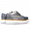 Women casual shoes 683-1 gray pearl combined