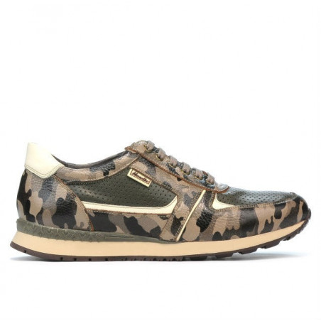 Men sport shoes 833 cafe camuflaj