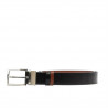 Men belt 08b bicolored biz black+brown