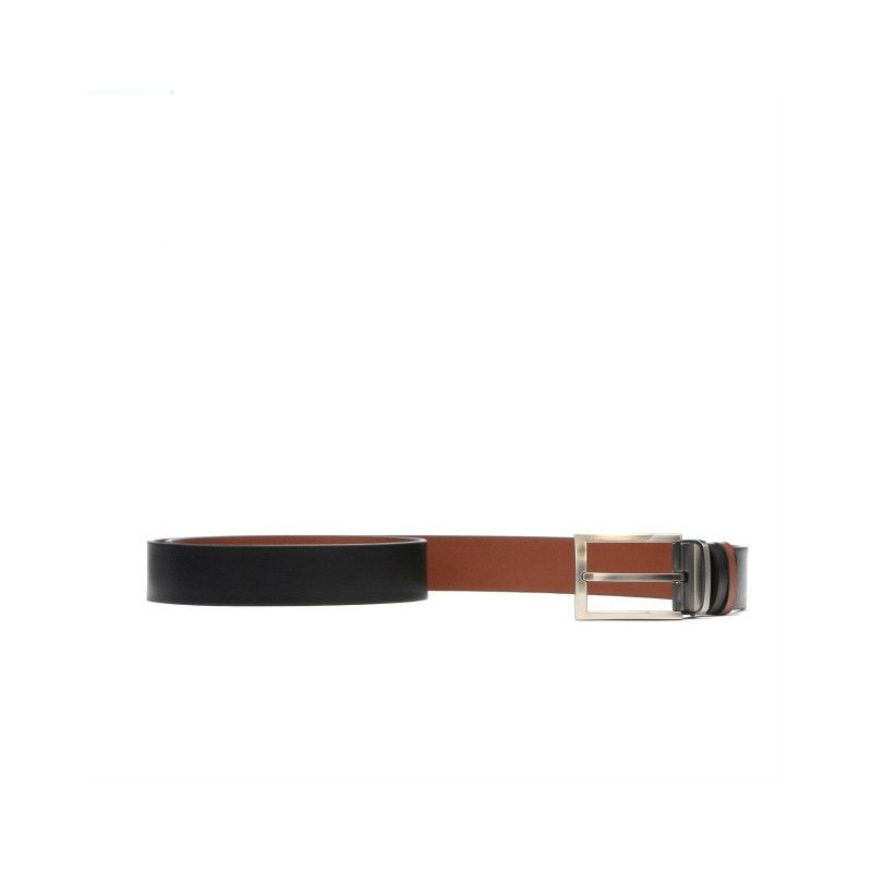 Men belt 08b bicolored biz black+brown