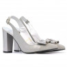Women sandals 1267 gray antilopa combined
