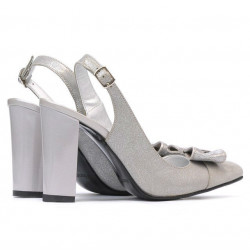 Women sandals 1267 gray antilopa combined