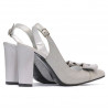 Women sandals 1267 gray antilopa combined