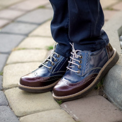 Children shoes 154 patent bordo combined