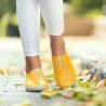 Women loafers, moccasins 688 yellow