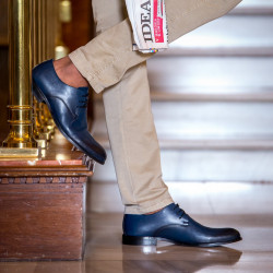 Men stylish, elegant shoes 878 a indigo lifestyle