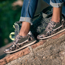 Men sport shoes 833 cafe camuflaj