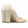 Women stylish, elegant shoes 1261 beige