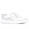 Women casual shoes 663-2 white pearl combined