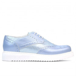 Women casual shoes 663-2 bleu pearl combined