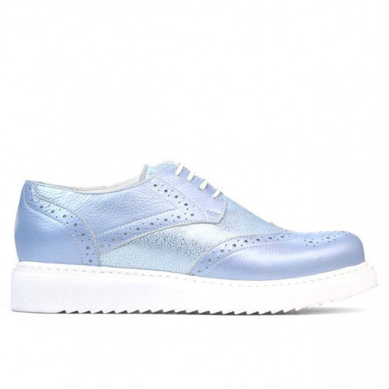 Women casual shoes 663-2 bleu pearl combined