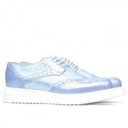 Women casual shoes 663-2 bleu pearl combined