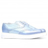 Women casual shoes 663-2 bleu pearl combined
