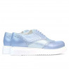 Women casual shoes 663-2 bleu pearl combined