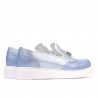 Women casual shoes 659-1 bleu pearl combined