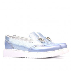 Women casual shoes 659-1 bleu pearl combined