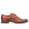 Teenagers stylish, elegant shoes 371 a cognac