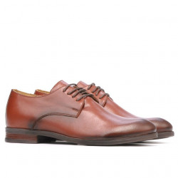 Teenagers stylish, elegant shoes 371 a cognac