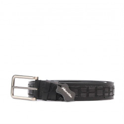Men belt 18b black+croco black