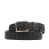 Men belt 18b black+croco black