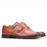 Men stylish, elegant shoes 840 a cognac