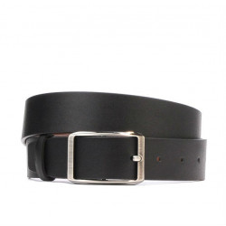 Men belt 09b bicolored black+brown deschis