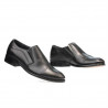 Men stylish, elegant shoes 877 black