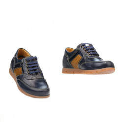 Children shoes 164 indigo+brown