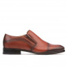 Men stylish, elegant shoes 877m a cognac