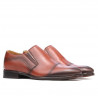 Men stylish, elegant shoes 877m a cognac