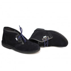 Women boots 7101 indigo velour