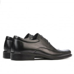 Men stylish, elegant shoes 771 black