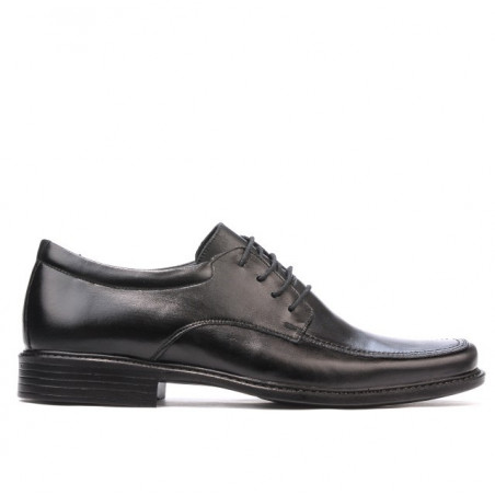 Men stylish, elegant shoes 771 black