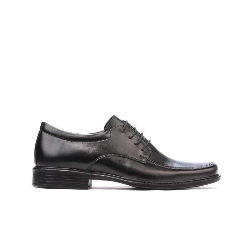 Men stylish, elegant shoes 771 black