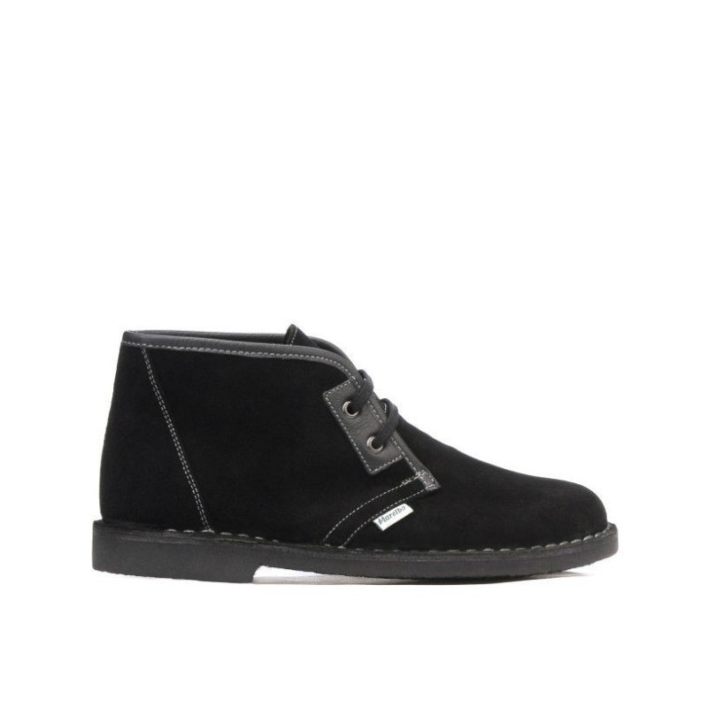 Women boots 7101 black velour