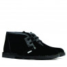 Women boots 7101 black velour