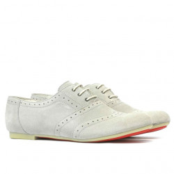 Women casual shoes 186 gray deschis velour