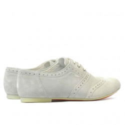 Women casual shoes 186 gray deschis velour