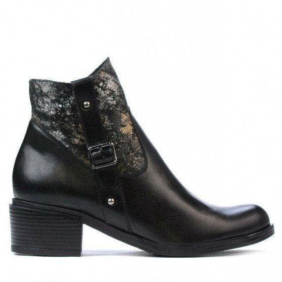 Women boots 3319 black pastel