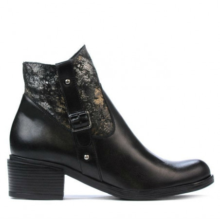 Women boots 3319 black pastel
