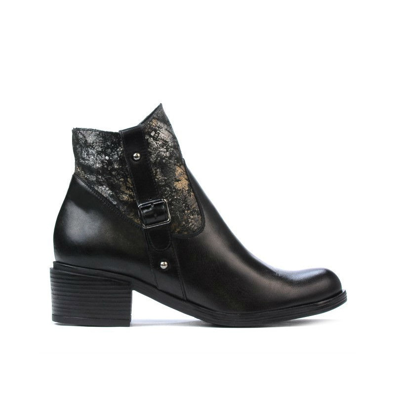 Women boots 3319 black pastel