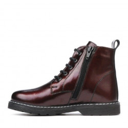 Children boots 3010 patent bordo