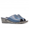 Women sandals 5004p indigo perforat