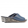 Women sandals 5004p indigo perforat