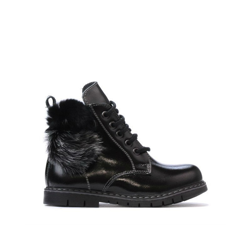 Small children boots 38c patent black