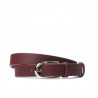 Women belt 06m burgundy