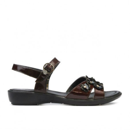 Children sandals 523 patent bordo